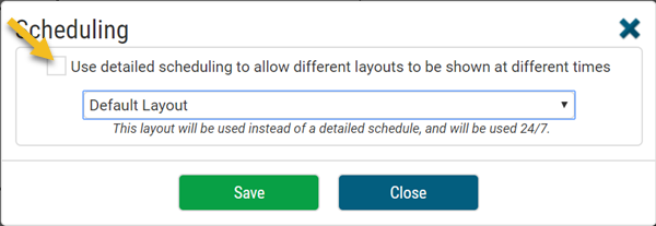 Enabling detailed scheduling